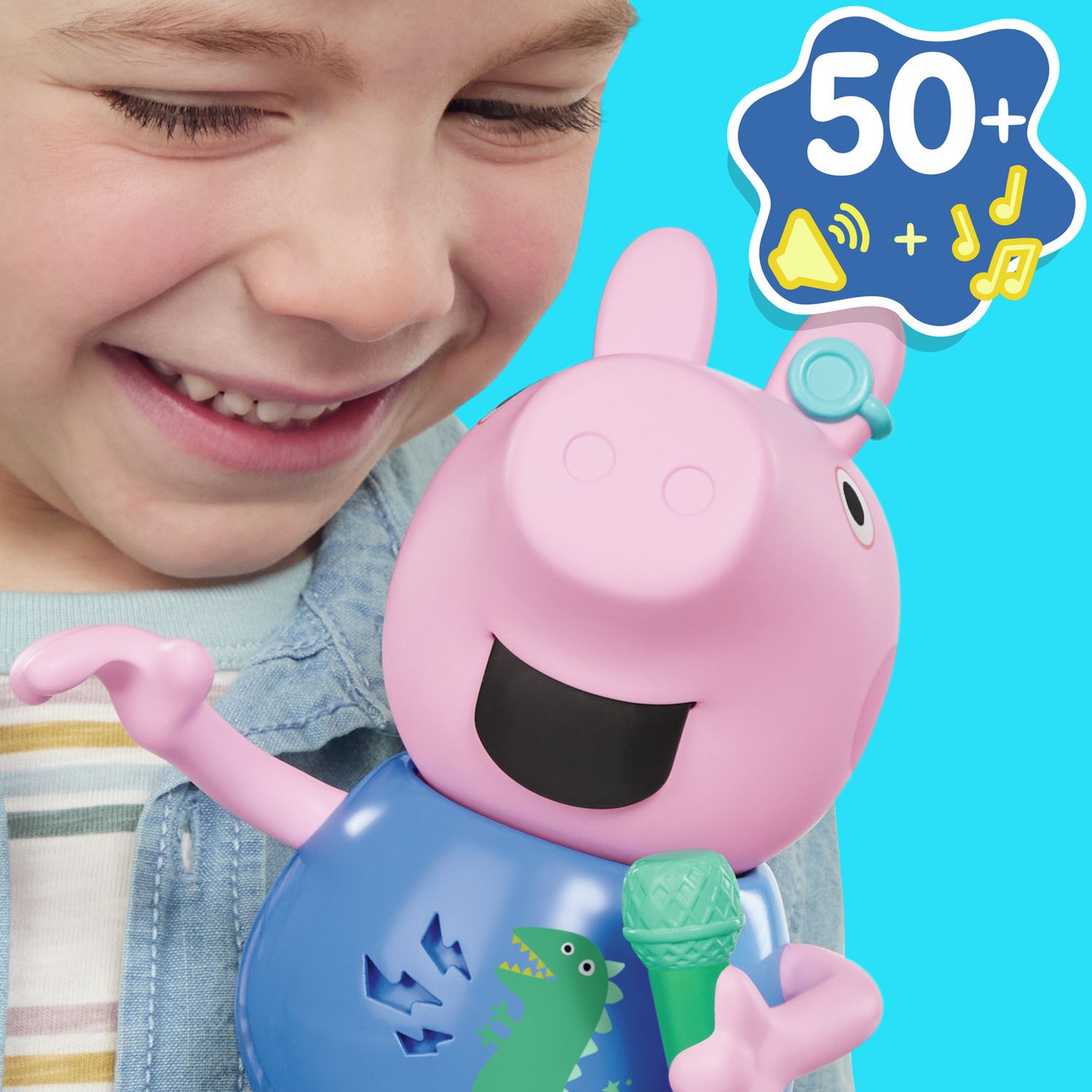 Peppa Pig George Pig musical toy 20cm - British product