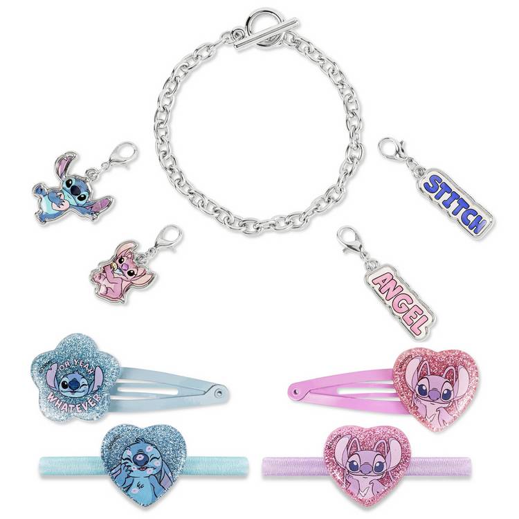 Disney Lilo and Stitch charm bracelets 7-pack, imported from the UK