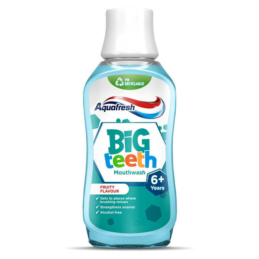 Aquafresh Kids Big Teeth Mouthwash Fruity Flavour 6-8 Years 300ml GOODS Boots   