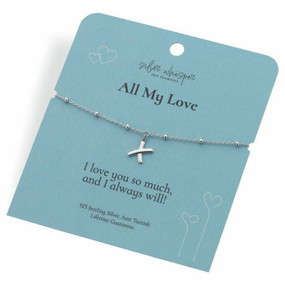 Argos Hot Diamonds All My Love Kiss Charm Bracelet 20cm- Buy online at McGrocer