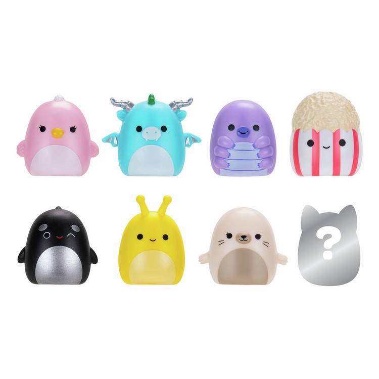 Squish-a-longs Squishmallows collectable 8-pack, imported from the UK