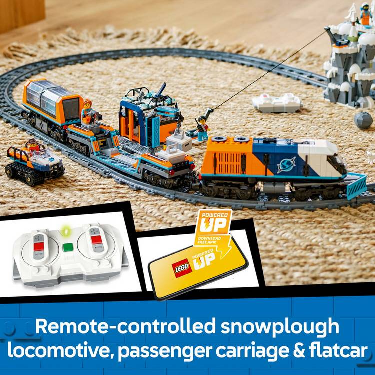 LEGO City Arctic Polar Express train set 60470 1517 pieces (British brand)