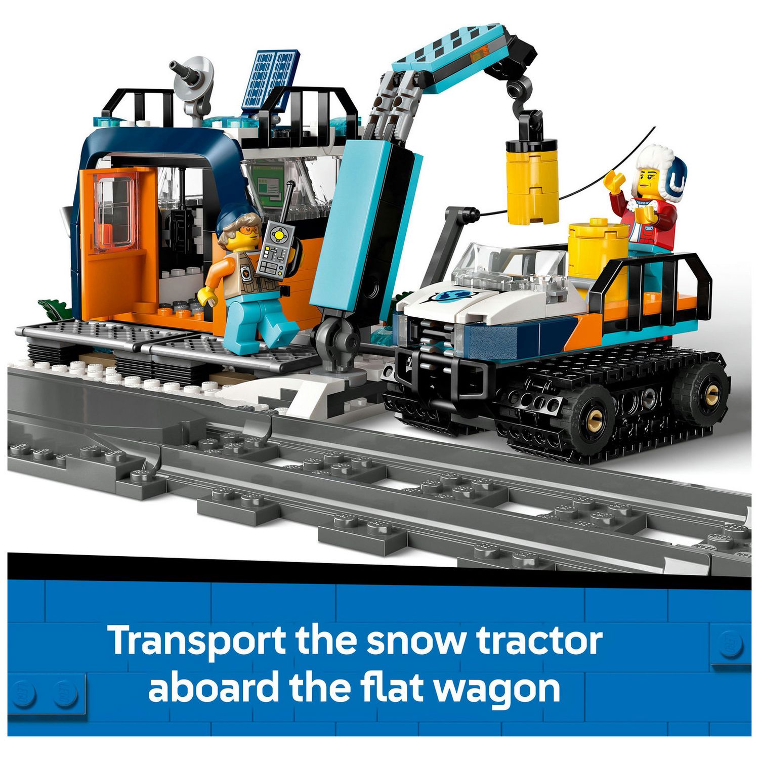 LEGO City Arctic Polar Express train set 60470 1517 pieces (British brand)