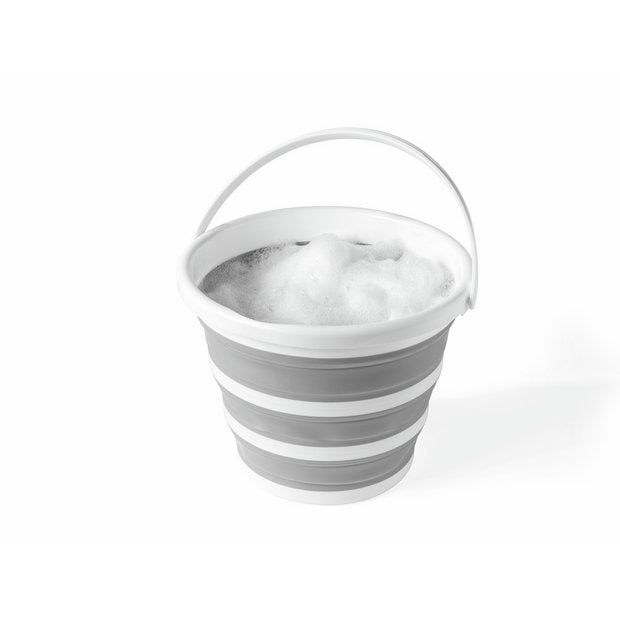 Beldray grey collapsible bucket 10 litre, UK version