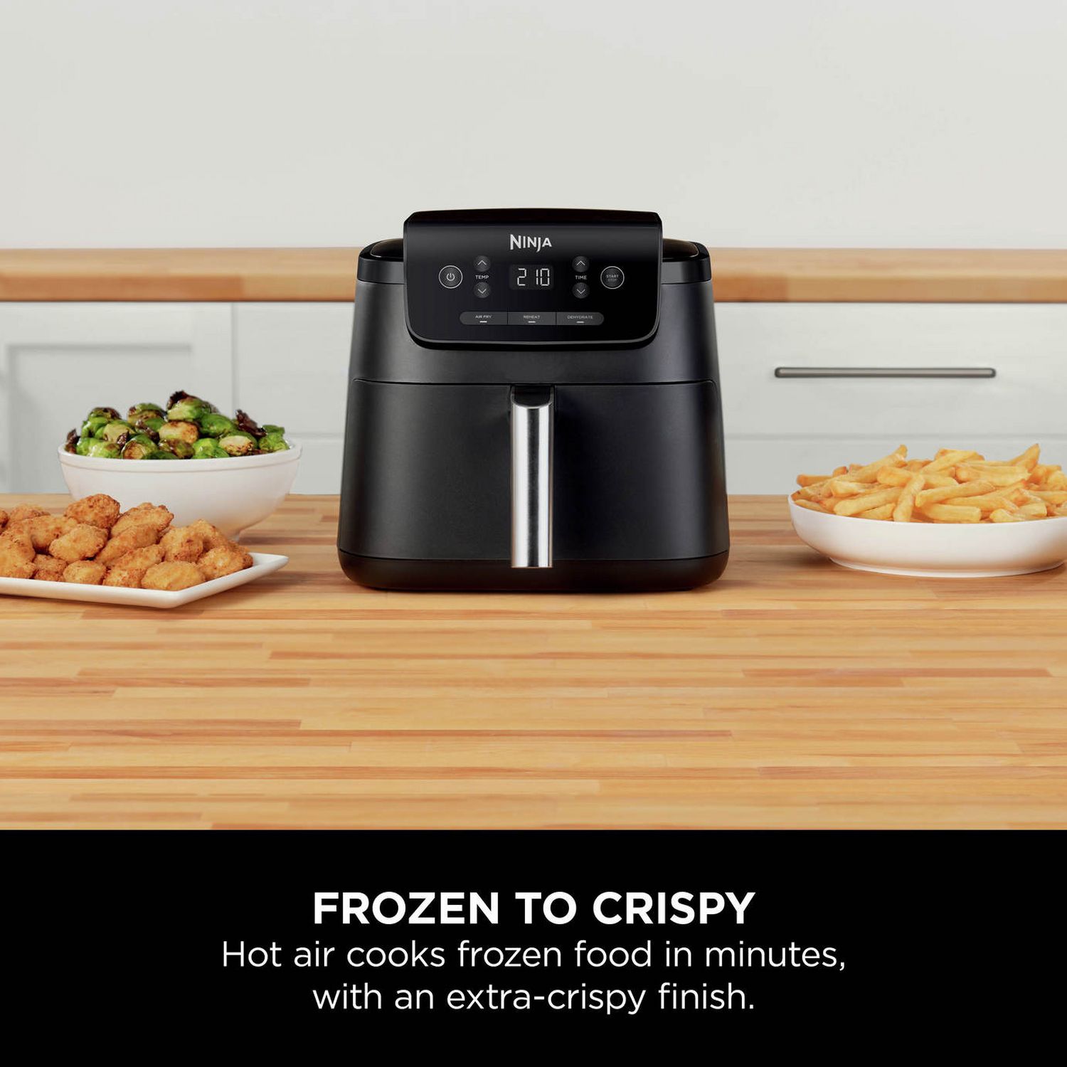 Ninja AF110UK air fryer 4.7L grey, imported from the UK