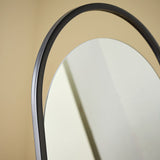 Habitat black metal frameless freestanding mirror 144cm, UK version