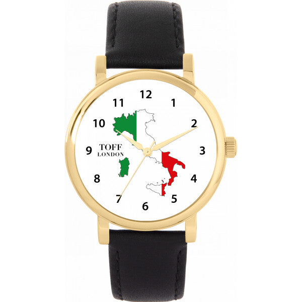 Toff London watch White Ladies Italy Flag 38mm - British product