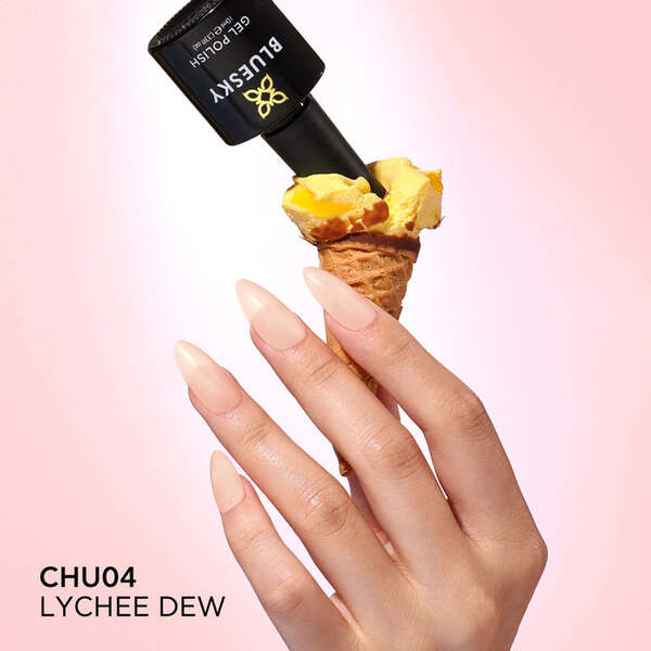 Bluesky gel polish Lychee Dew 10ml, imported from the UK