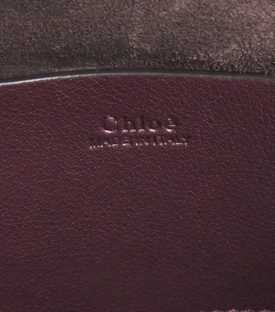 Chloé banana top handle bag grained leather - UK version