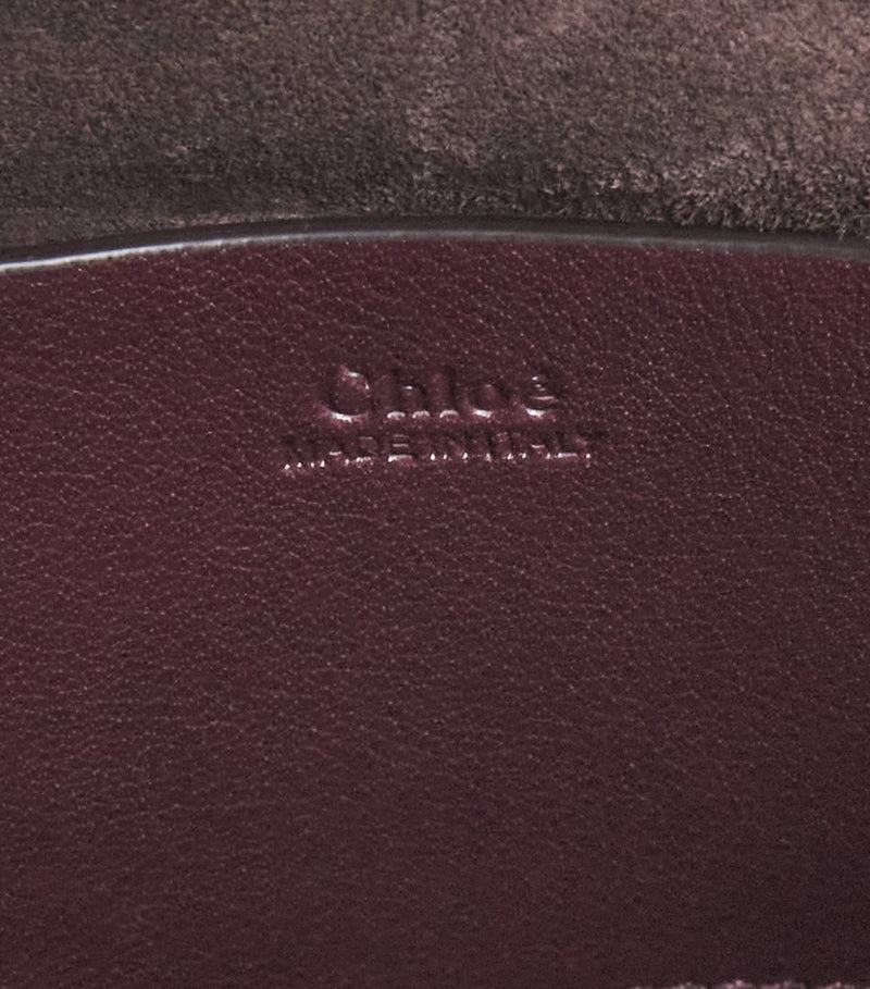 Chloé banana top handle bag grained leather - UK version