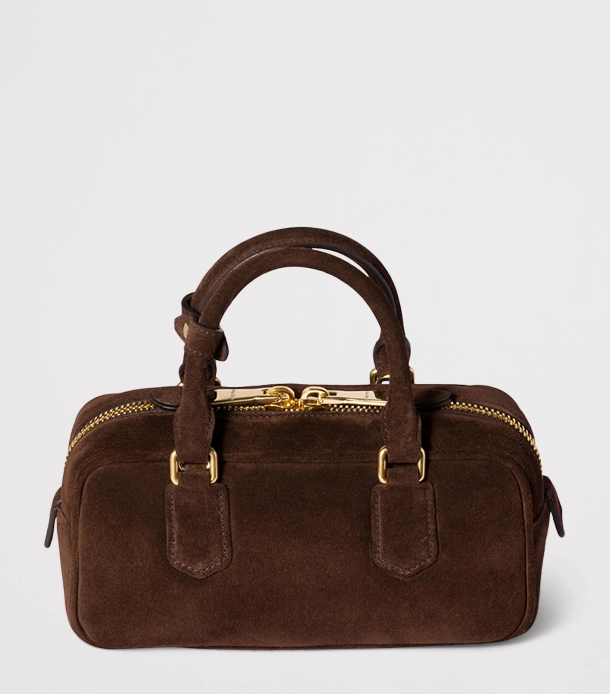 Miu Miu suede Arcadie top-handle bag - British product