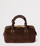 Miu Miu suede Arcadie top-handle bag - British product