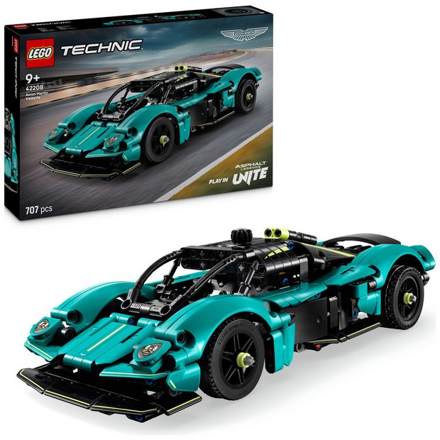 LEGO Technic Aston Martin Valkyrie race car model (British brand)