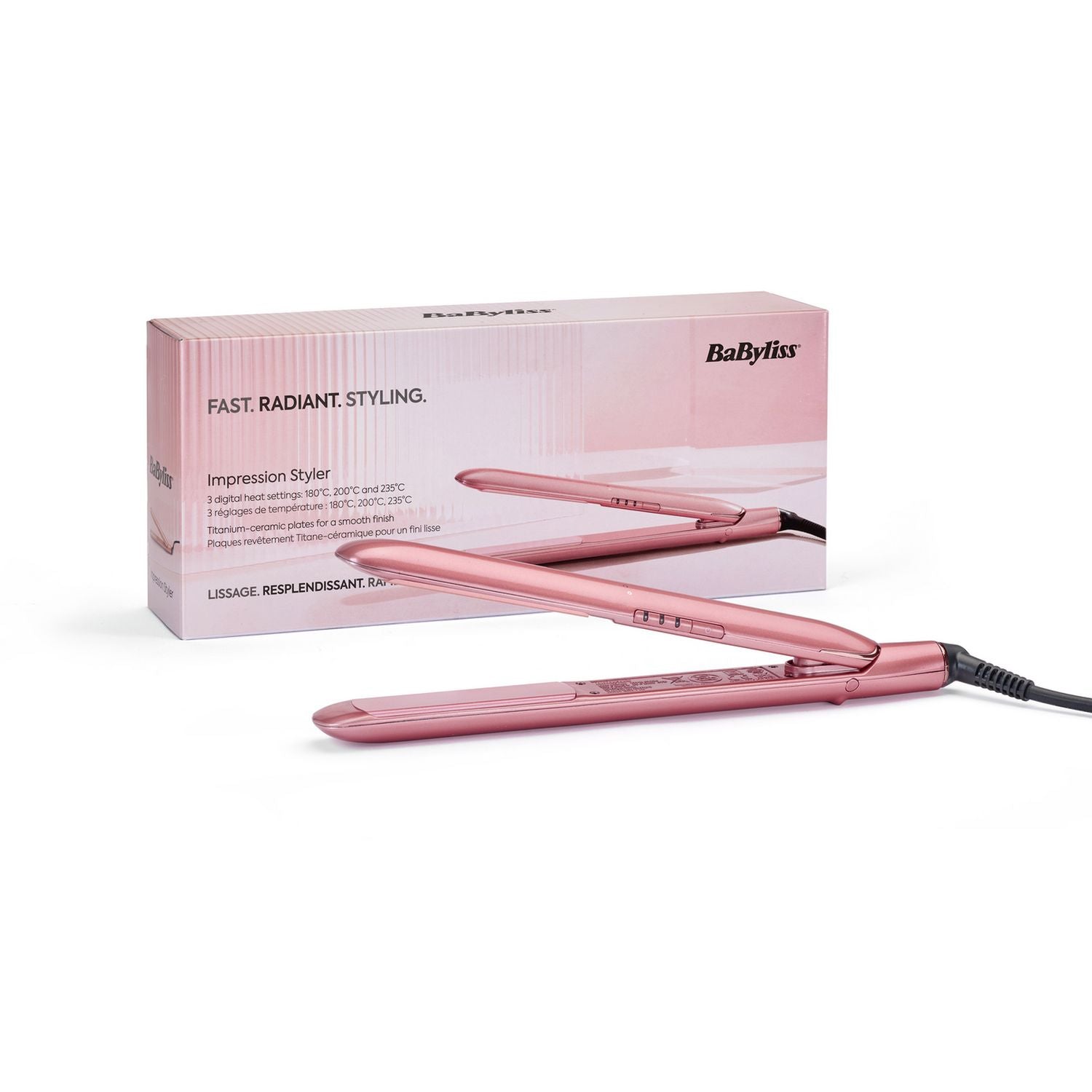 BaByliss Impression hair straightener - British product
