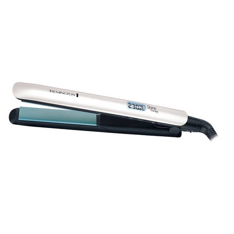 Remington Shine Therapy hair straightener - British brand
