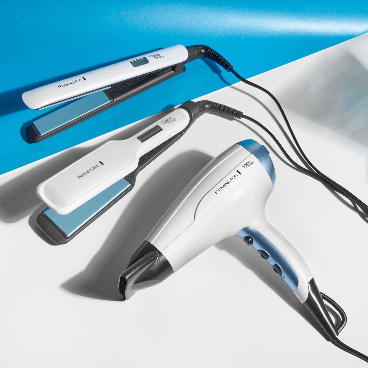 Remington Shine Therapy hair straightener - British brand