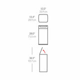 Simplehuman touch-bar kitchen bin 30 litre stainless steel - British product