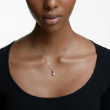 Swarovski silver plated crystal pendant necklace - British product