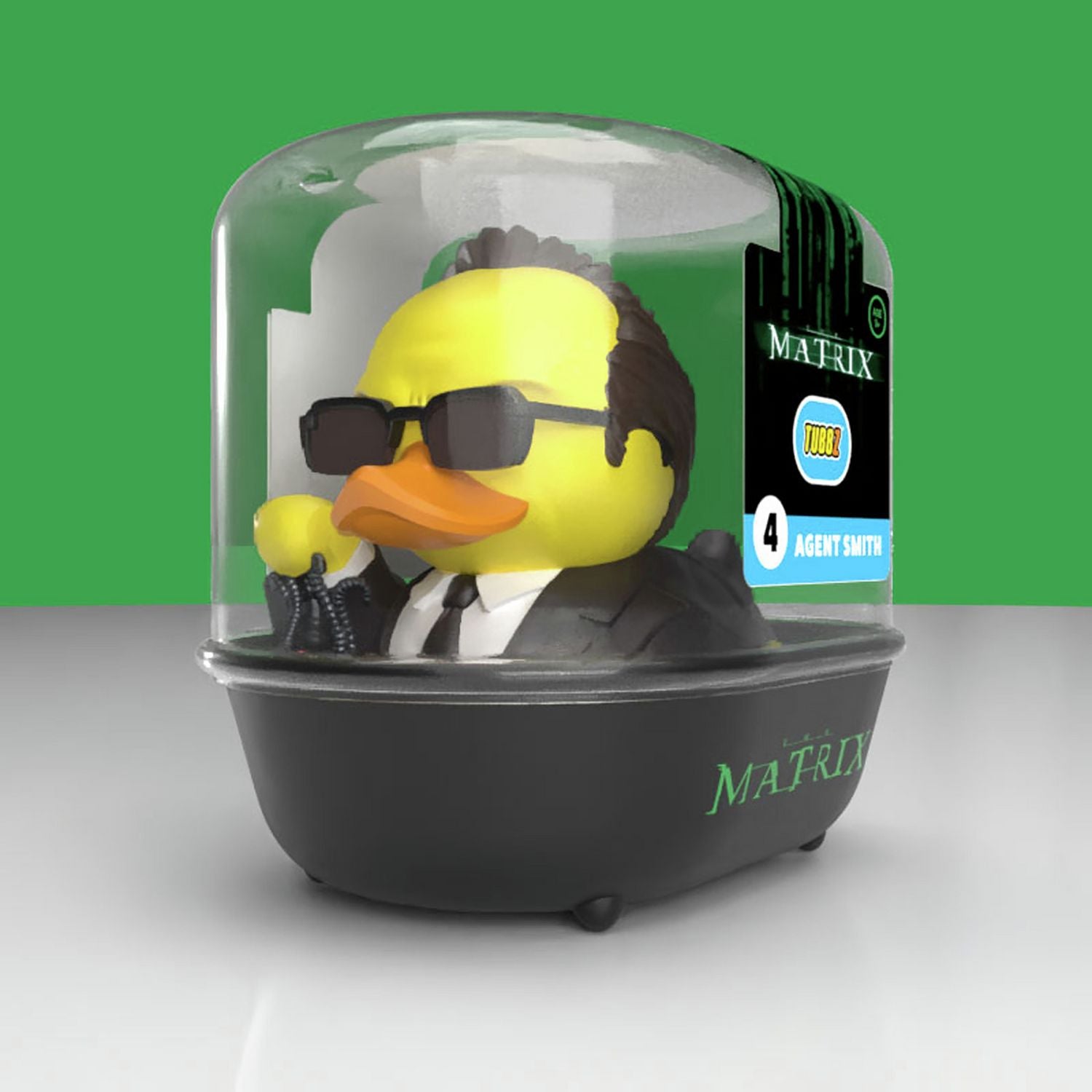 Tubbz collectible duck Agent Smith 15cm (British brand)