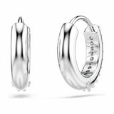 Swarovski rhodium-plated crystal mini hoop earrings - British product