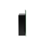 Be Modern Amari electric fire wall-mounted black glass, imported from the UK