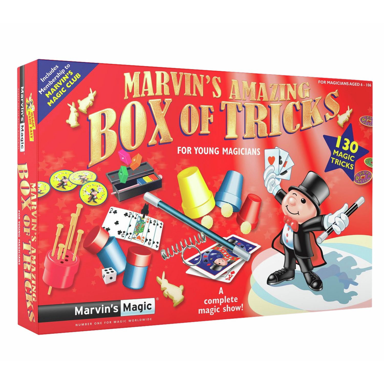 Marvin's Magic magic set 130 tricks, imported from the UK