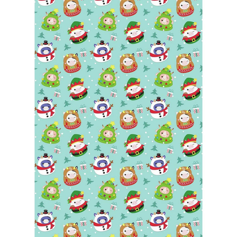 Argos Home Squishmallows wrapping paper 2 rolls, UK version