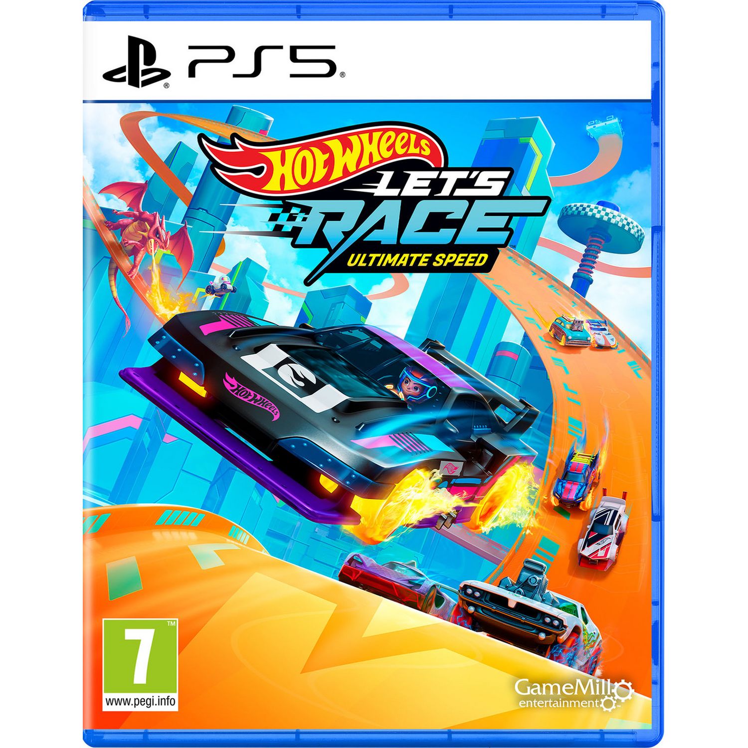 Hot Wheels Let's Race Ultimate Speed racing game PS5, UK version