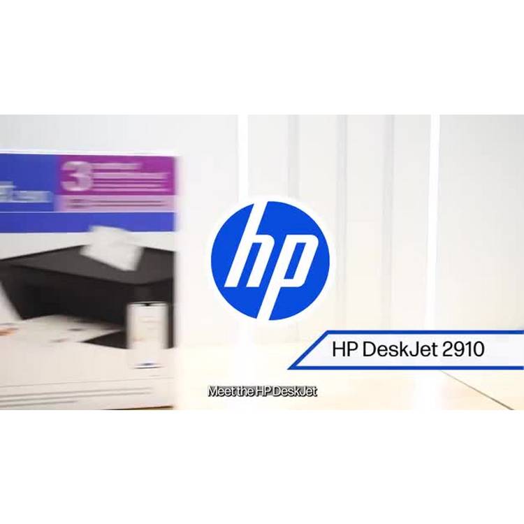 HP DeskJet 2910 All-in-One wireless printer - British product