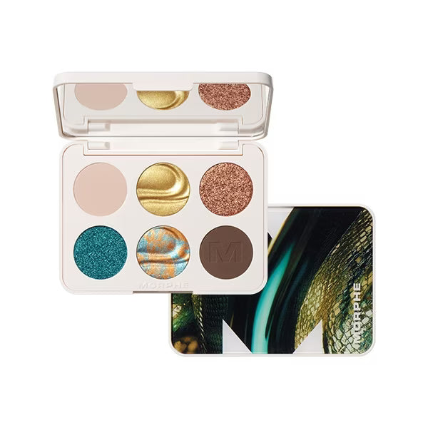 Morphe Python Code eyeshadow palette 6-pan, imported from the UK