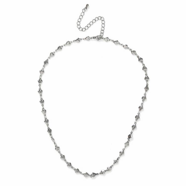 Revere heart link chain necklace 45cm, UK version