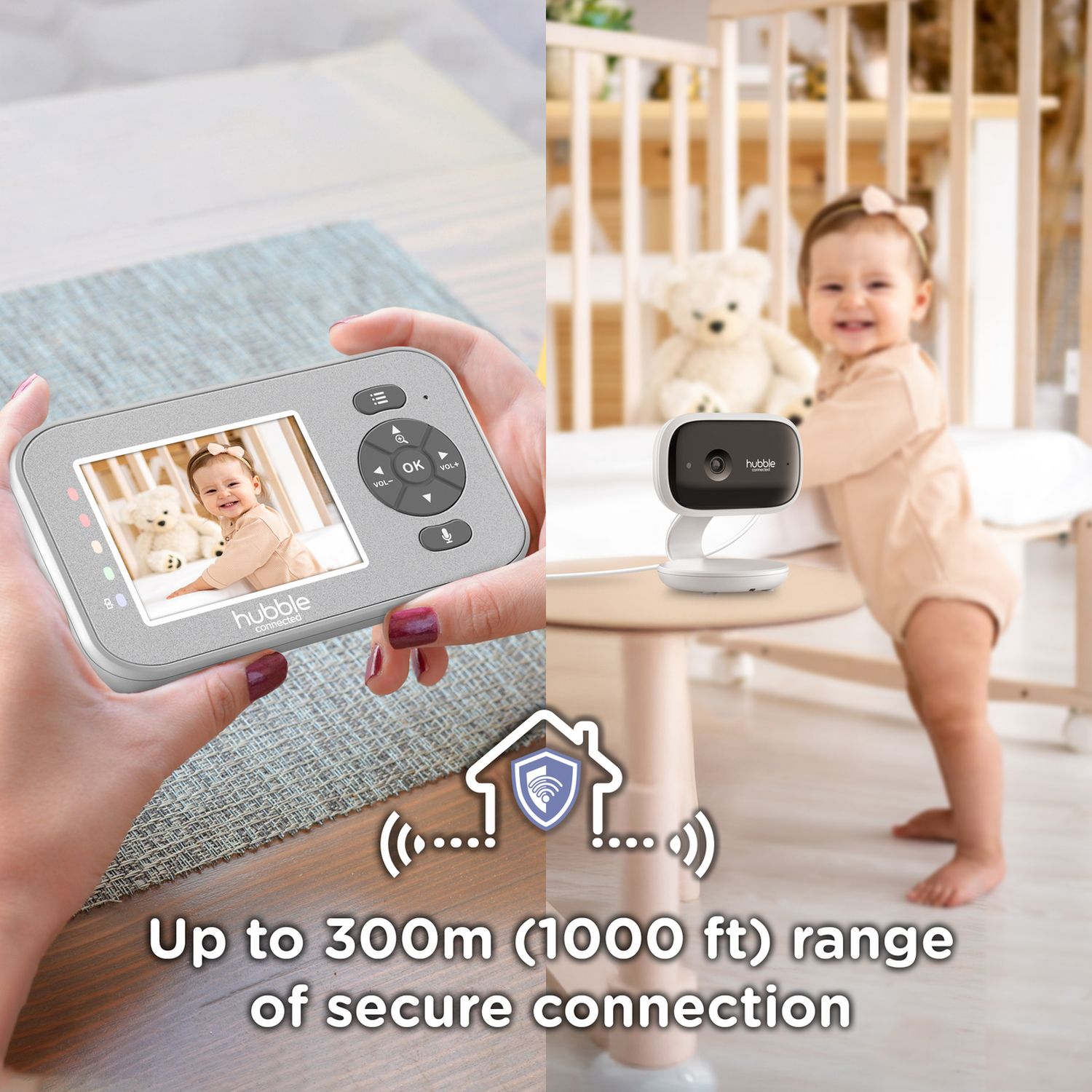 Hubble Explore baby monitor 2.8 inch, imported from the UK