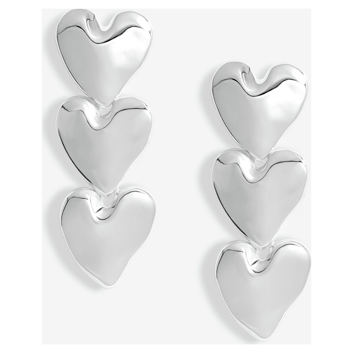 Lipsy triple heart drop earrings - British product