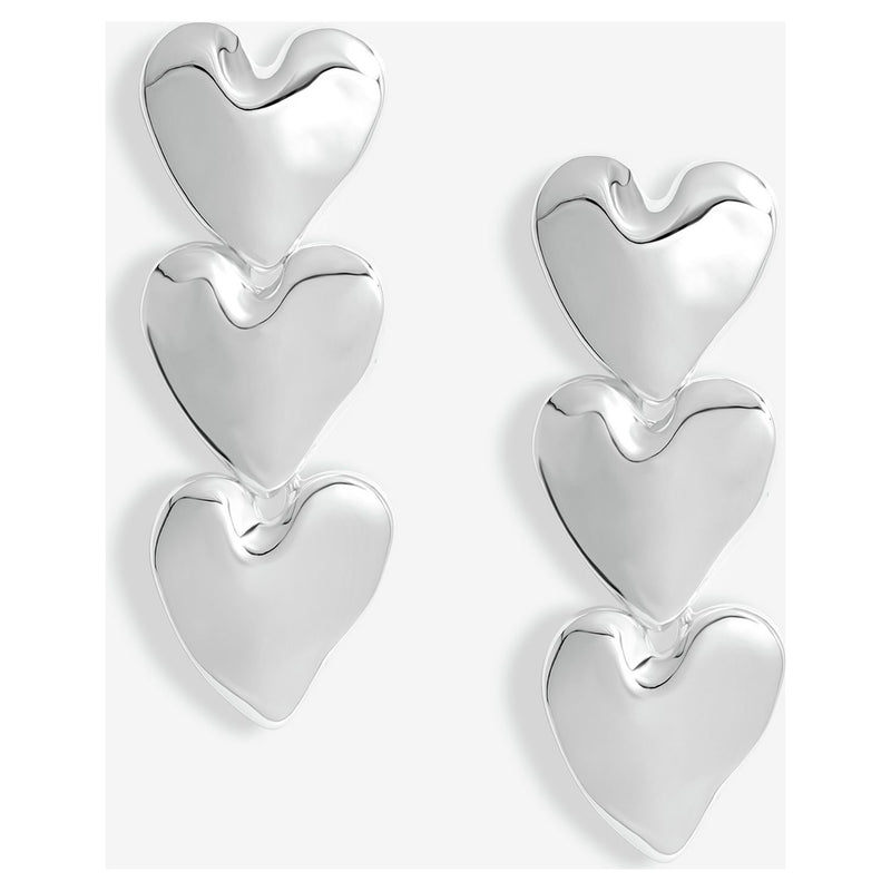 Lipsy triple heart drop earrings - British product