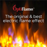 Dimplex Helmsdale brass electric fire 2kW, imported from the UK