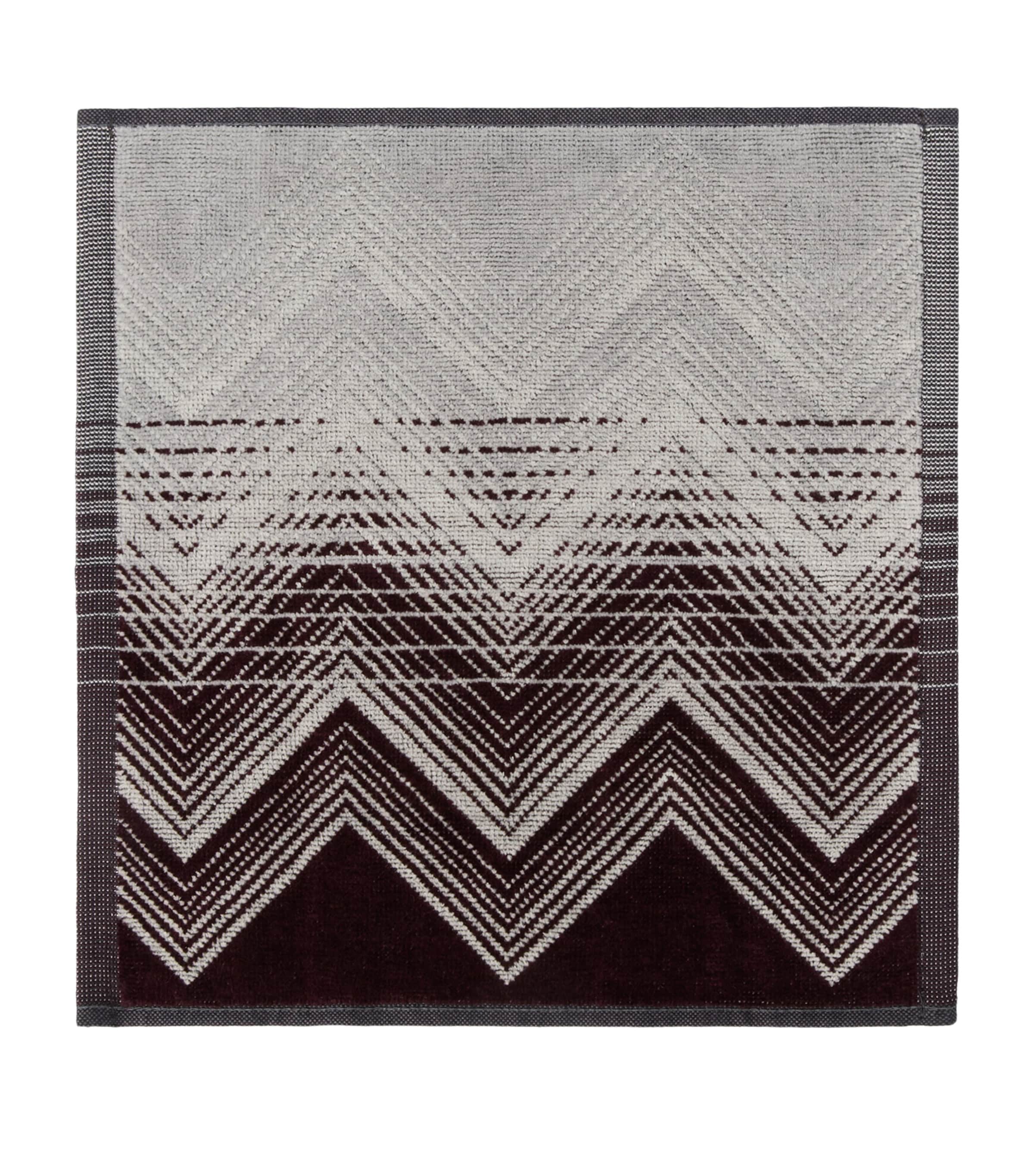Missoni Home Marea facecloths set of 6 30cm - British product