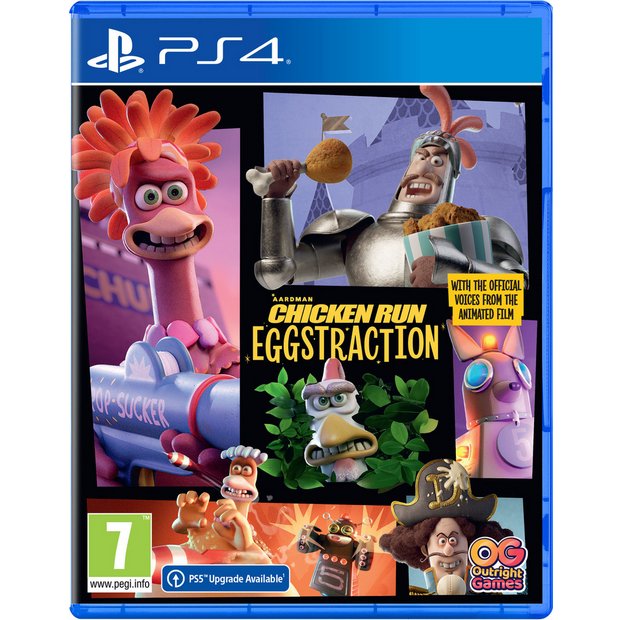 Aardman Chicken Run Eggstraction PS4 game - British product