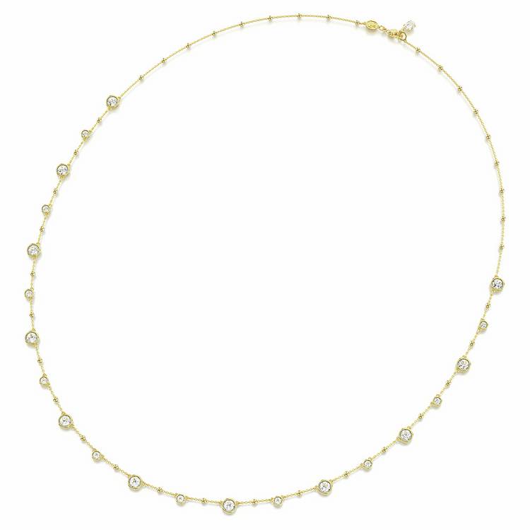 Swarovski Imber gold-tone necklace 80cm - British product