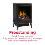 Dimplex Fernshaw electric stove 2kW black (British brand)