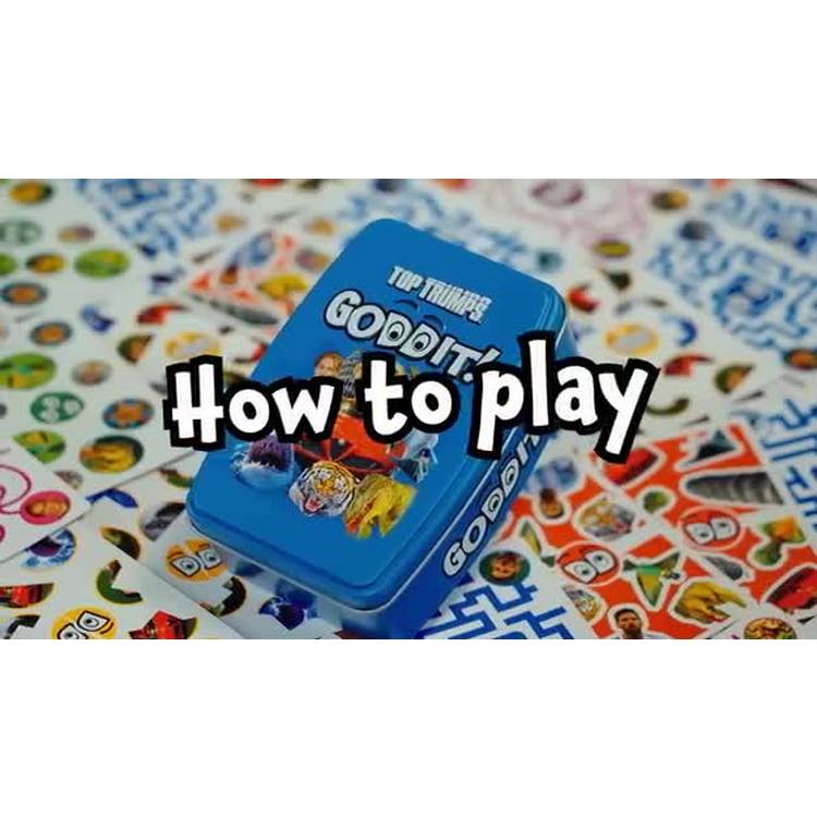 Top Trumps Goddit! puzzle game with World Football Stars theme - British product