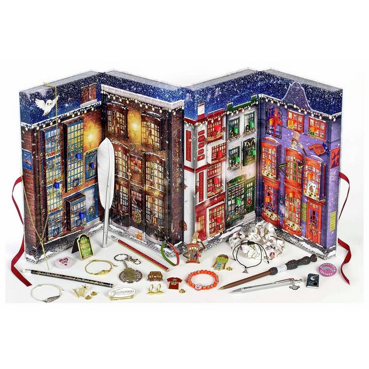 Harry Potter Diagon Alley jewellery advent calendar, UK version