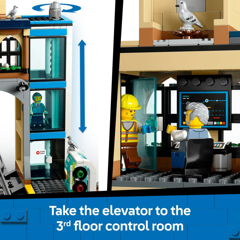 LEGO City Central Train Station 60469 752 pieces, UK version