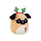 Squishmallows Prince Pug soft toy 7.5 inch - British product