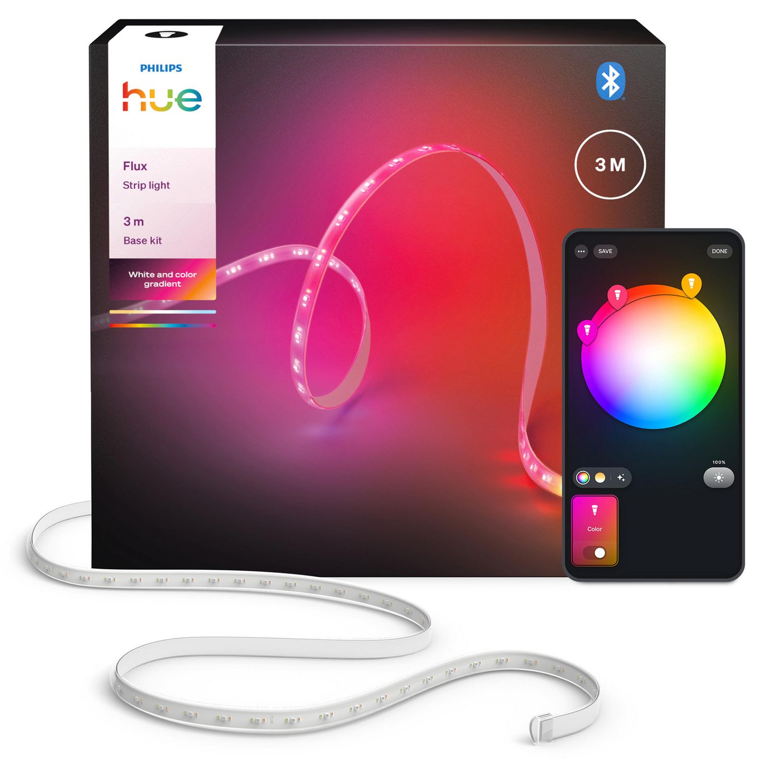 Philips Hue Vibrant Colour smart lightstrip 3m - British product