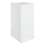 Argos Home 4-drawer plastic storage tower white, UK version