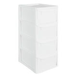 Argos Home 4-drawer plastic storage tower white, UK version
