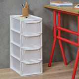 Argos Home 4-drawer plastic storage tower white, UK version