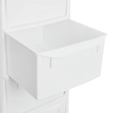 Argos Home 4-drawer plastic storage tower white, UK version