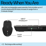 HP 720 wireless keyboard and mouse combo - British product