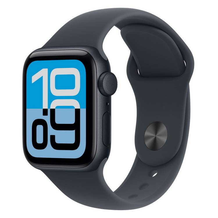Apple Watch SE 3 GPS 40mm Aluminium Midnight Sport Band, imported from the UK